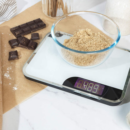 Digital Kitchen Scale Salter Minimax Clear Glass Bowl
