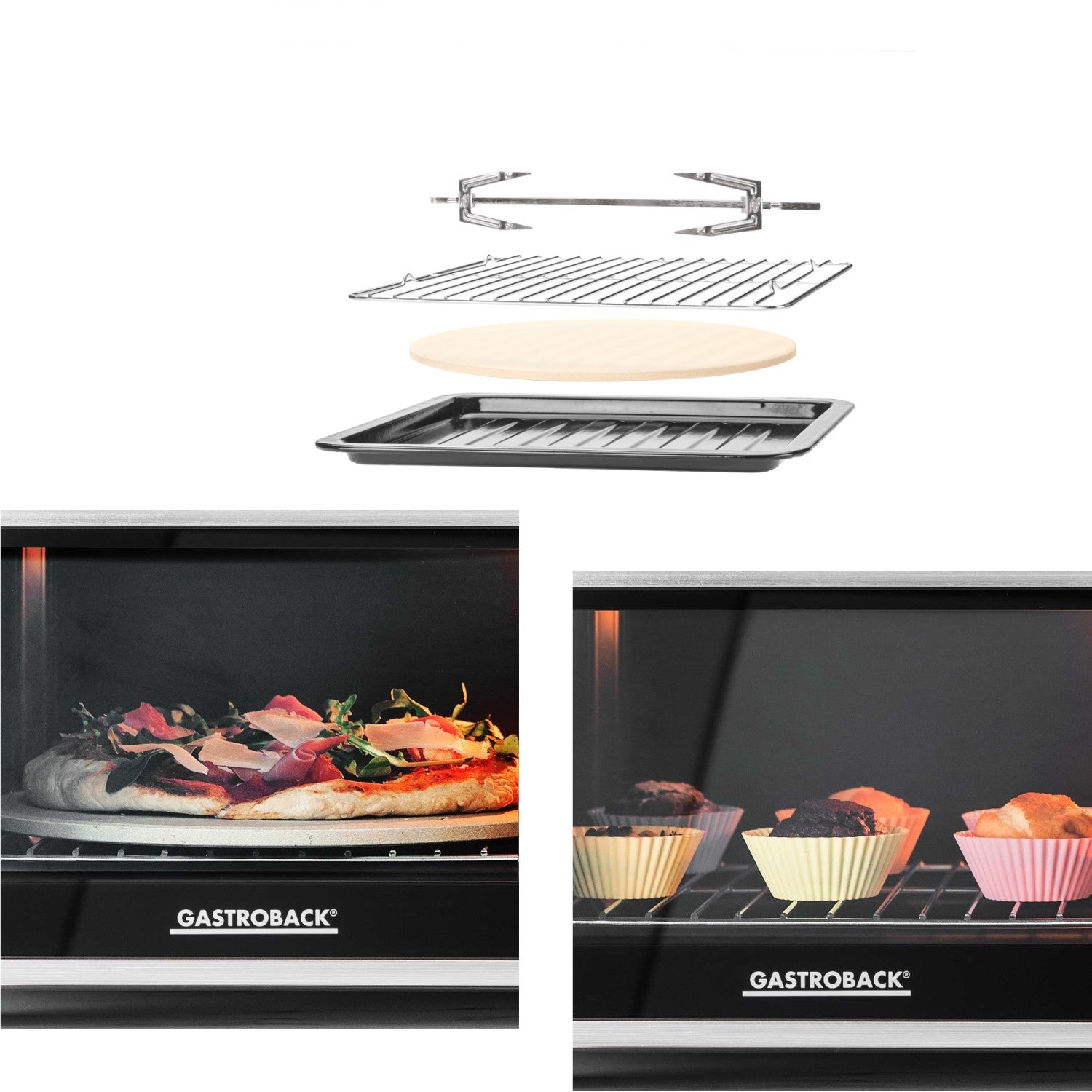 Gastroback Design Bistro 62814 | Grill Bake and Oven