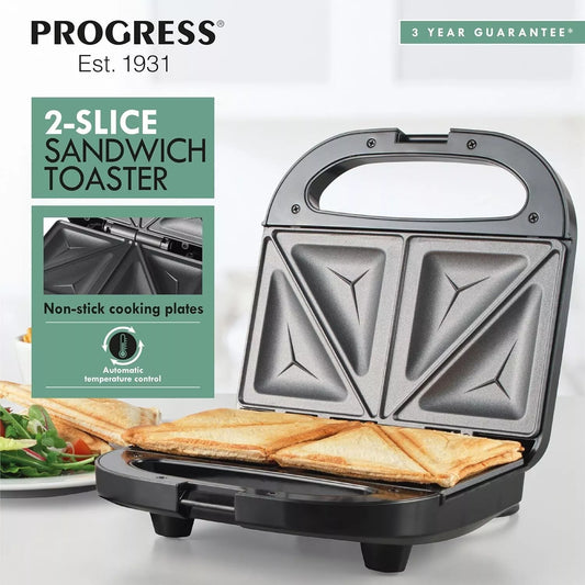 Progress Two Slice Toastie Maker Black