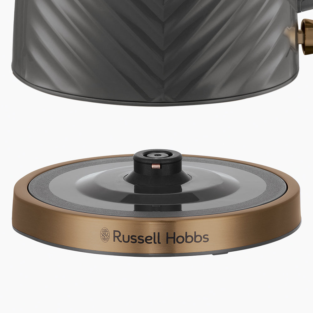 Russell Hobbs 1.7L Groove Kettle Grey | Base