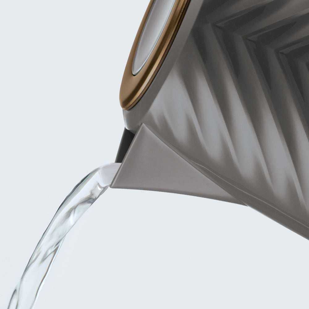Russell Hobbs 1.7L Groove Kettle Grey | Perfect Pour Spout