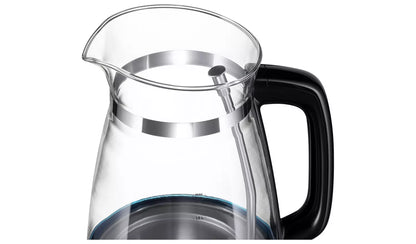 Russell Hobbs Illuminating Glass Kettle Black Lid
