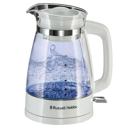Russell Hobbs Illuminating Glass Kettle White