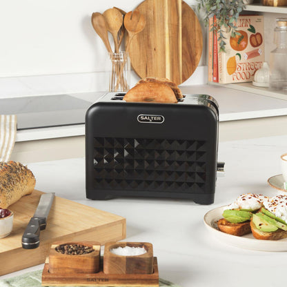 Salter 2 Slice Toaster Diamond – Black EK6104BLK