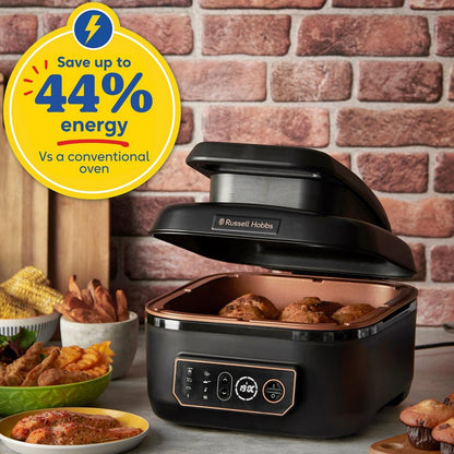 Russell Hobbs SatisFry Air Fryer Grill Multi Cooker | Save Energy
