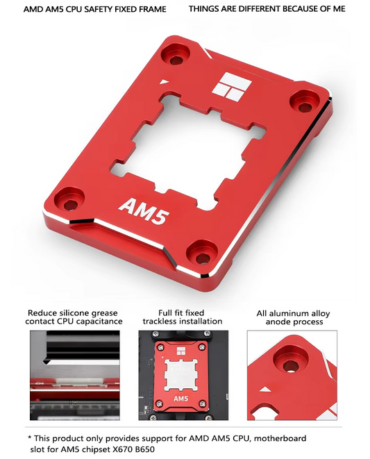 AM5 Socket Thermalright Aluminium CPU Bracket for AM5 AMD - Red