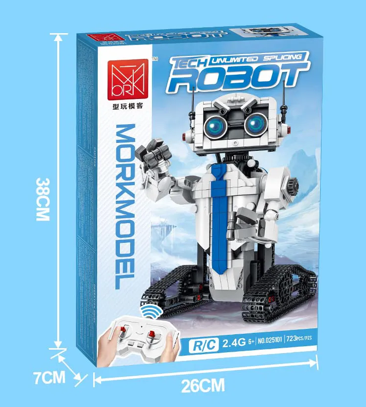 STEM Robot 723pc Building Kit App or Remote Control Robot Programable STEM Toys