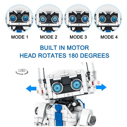 STEM Robot 723pc Building Kit App or Remote Control Robot Programable STEM Toys