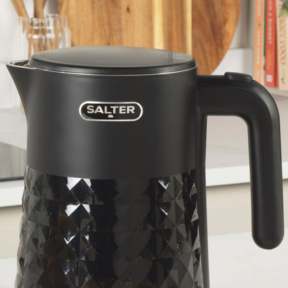 Salter Diamond Rapid Boil 1.5L Kettle – Black