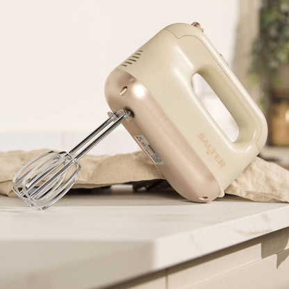 Salter Bakes Electric Hand Mixer - Beige