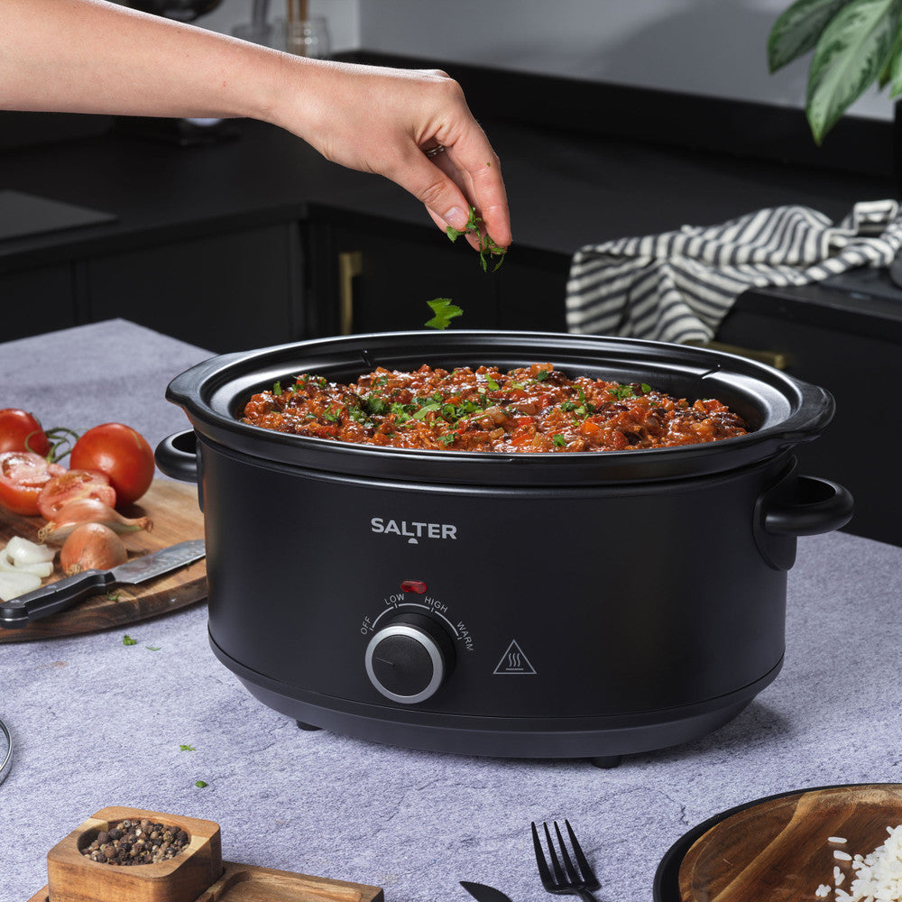 Salter Kuro 6.5L Slow Cooker - Black