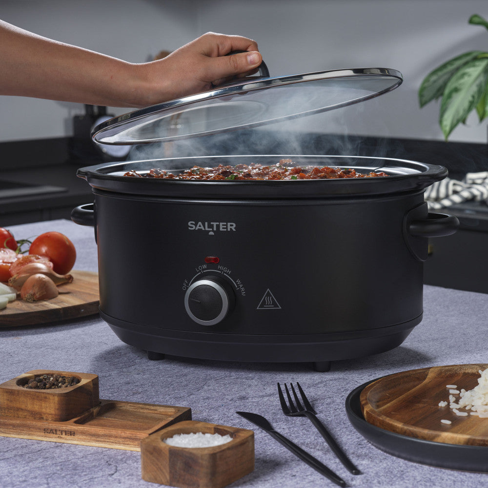 Salter Kuro 6.5L Slow Cooker - Black