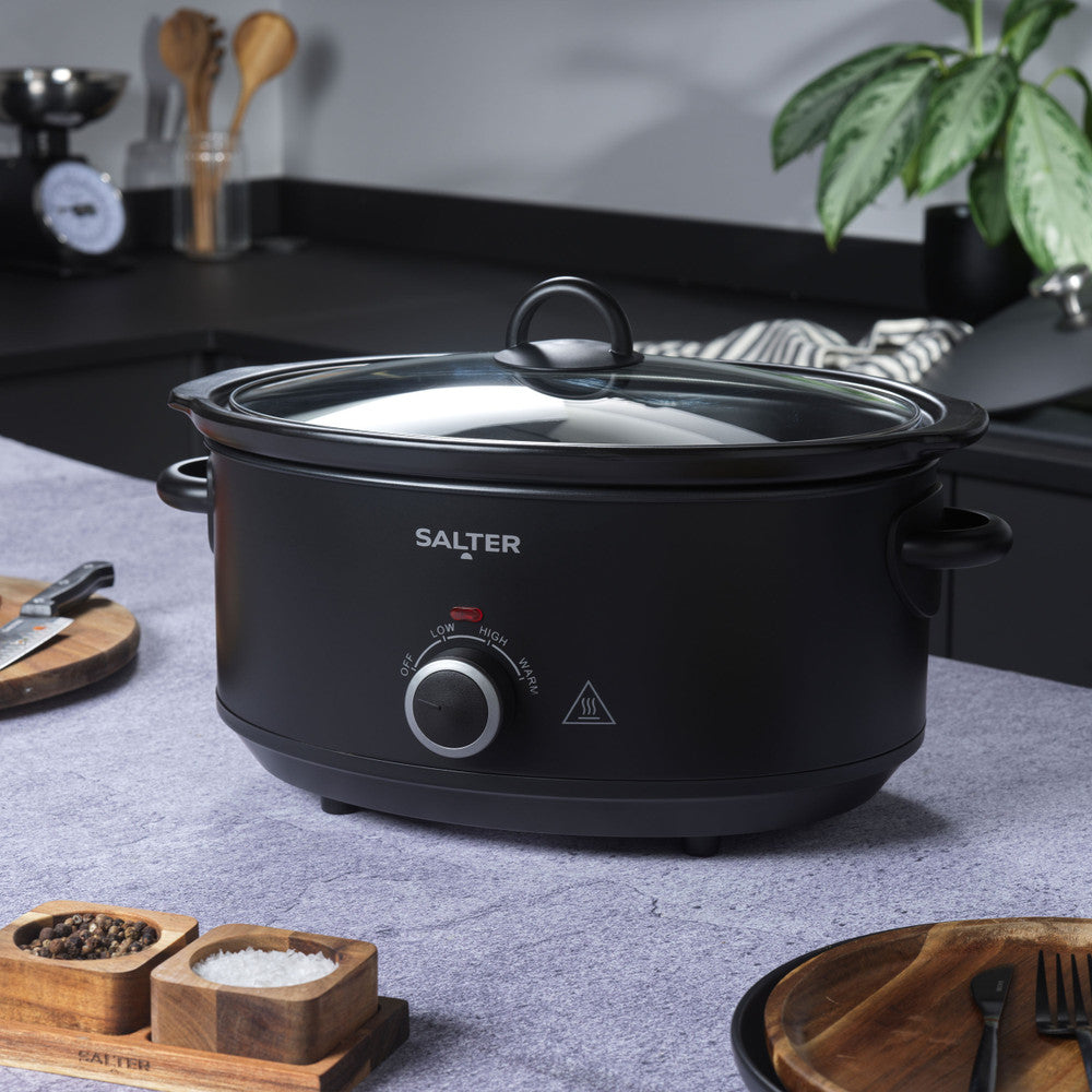 Salter Kuro 6.5L Slow Cooker - Black