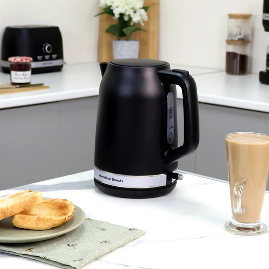 Hamilton Beach Ella Kettle 1.7 Litre Matte Black