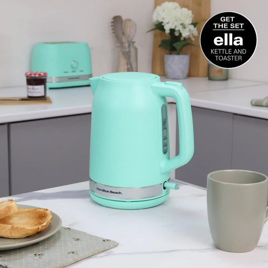 Hamilton Beach Ella Kettle 1.7 Litre Matte Mint